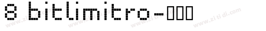 8 bitlimitro字体转换